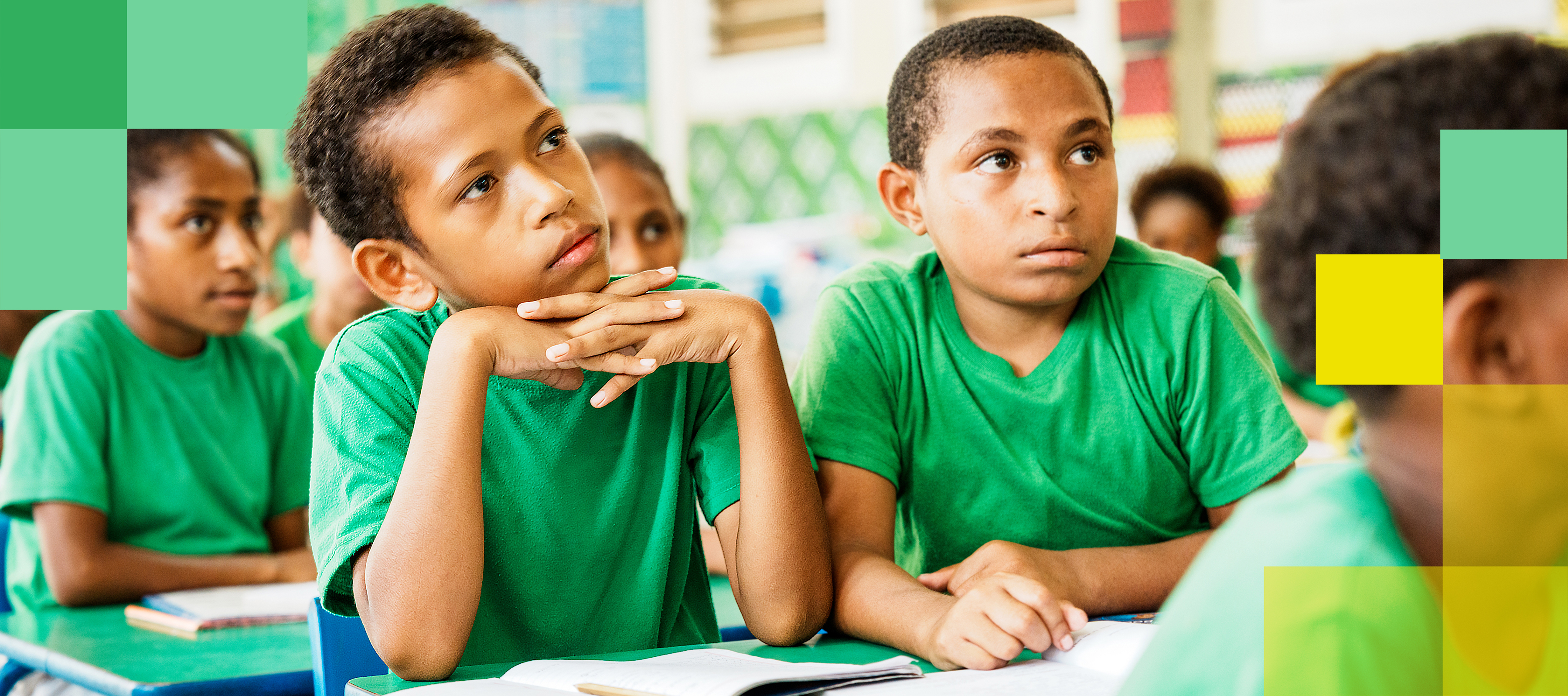 Boys at desk